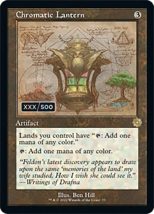 Chromatic Lantern (Retro Schematic) (Serialized) [The Brothers’ War Retro Artifacts] - MTG Single