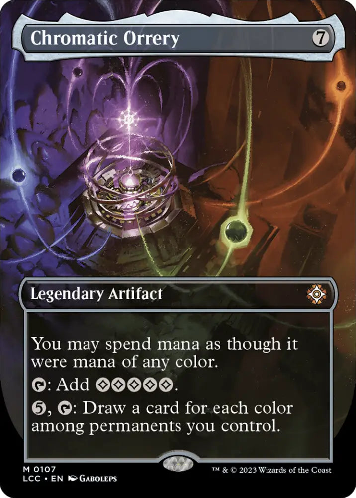 Chromatic Orrery (Borderless) [The Lost Caverns of Ixalan Commander] - MTG Single