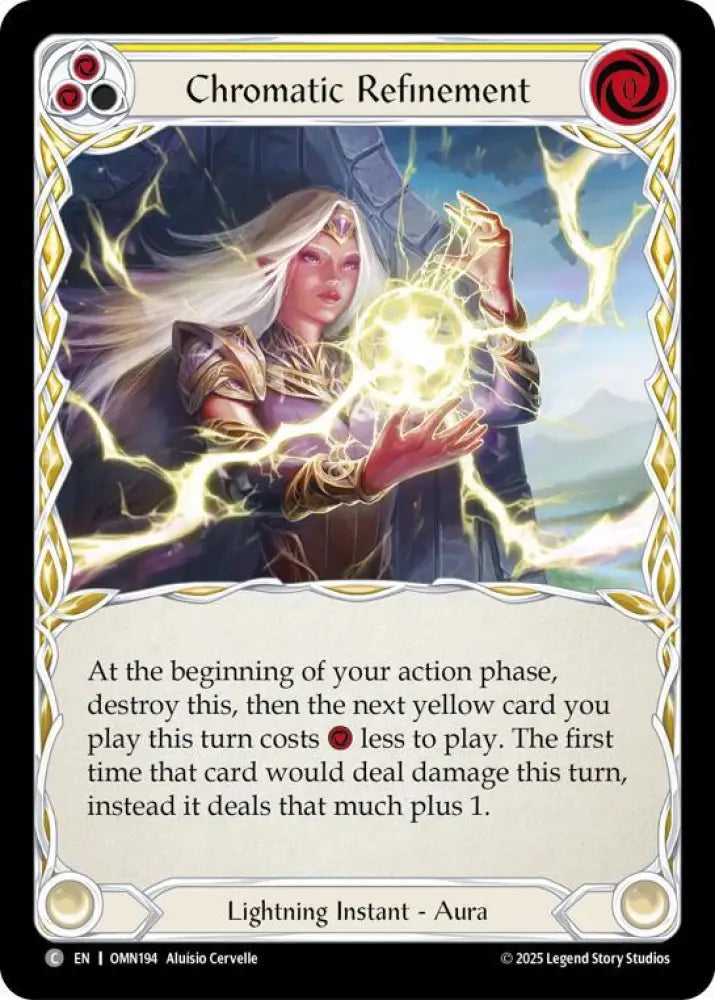 Chromatic Refinement (Yellow) (OMN194) [Omens of the Third Age]