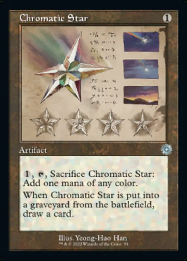 Chromatic Star (Retro Schematic) [The Brothers’ War Retro Artifacts] - MTG Single
