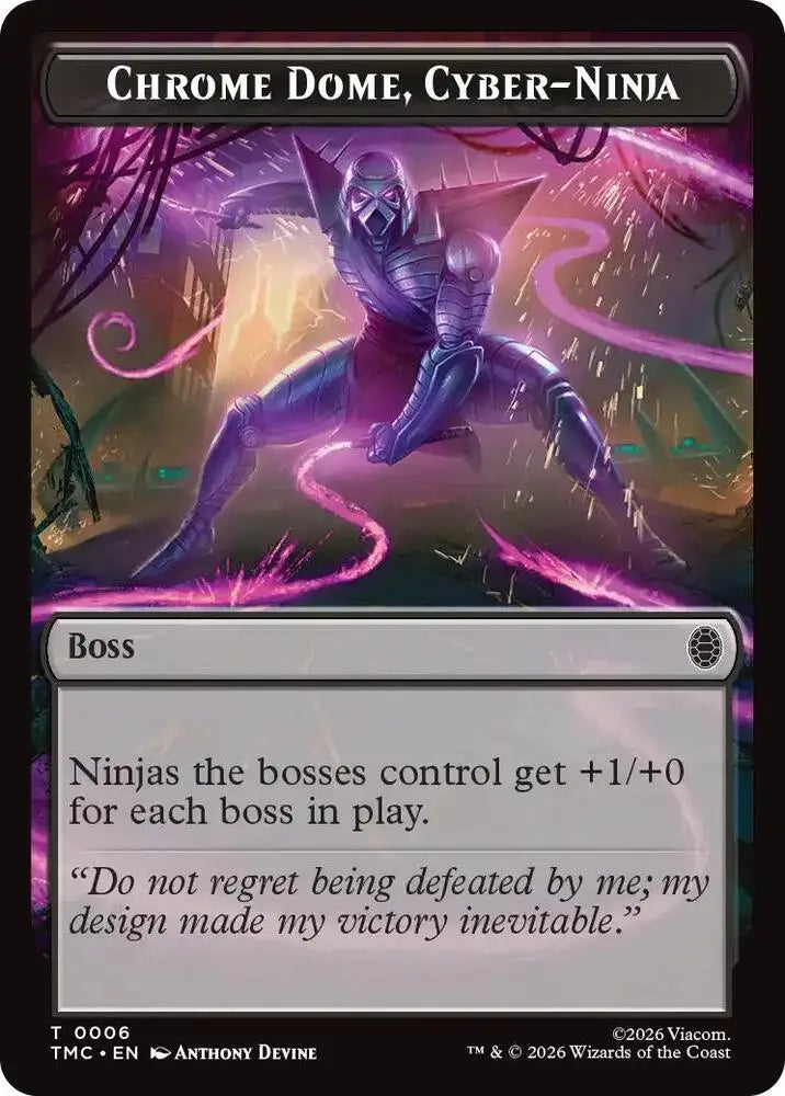 Chrome Dome, Cyber-Ninja (6) [Teenage Mutant Ninja Turtles Commander]