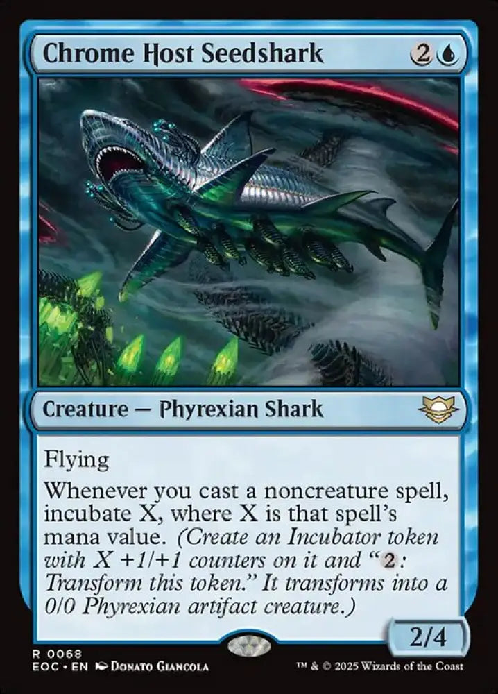 Chrome Host Seedshark (68) [Edge of Eternities Commander]
