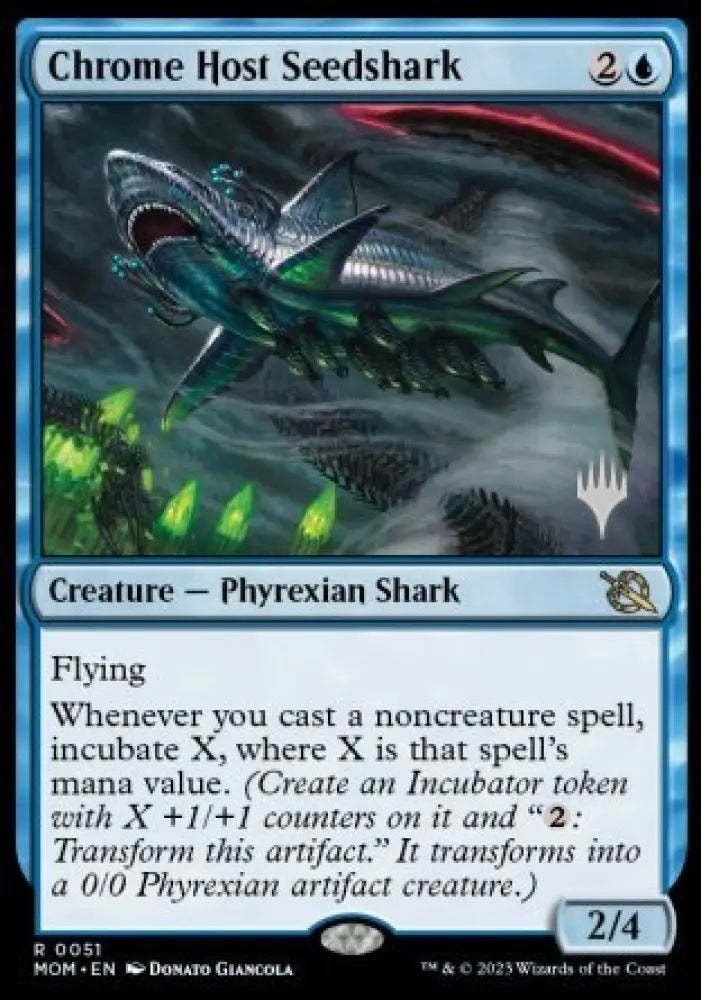 Chrome Host Seedshark (Promo Pack) [March of the Machine Promos] - MTG Single