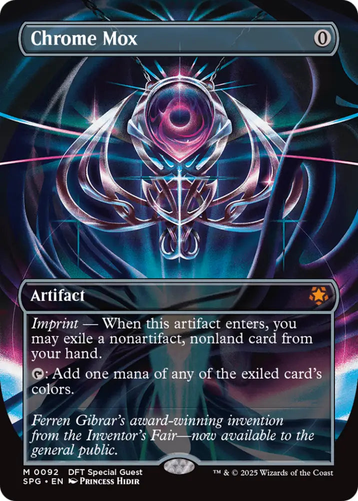 Chrome Mox (Borderless) [Aetherdrift Special Guests] - MTG Single