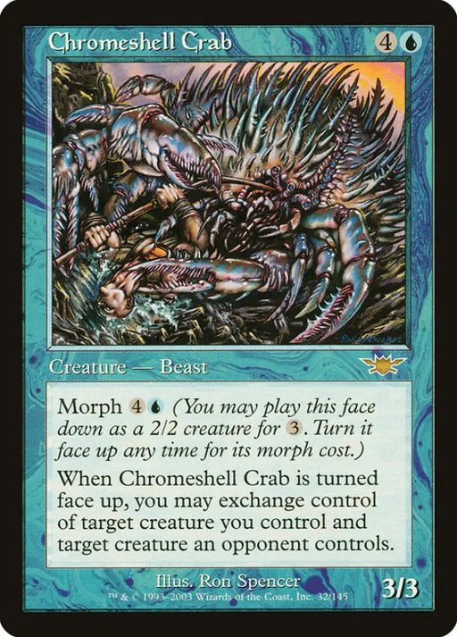 Chromeshell Crab [Legions] - MTG Single