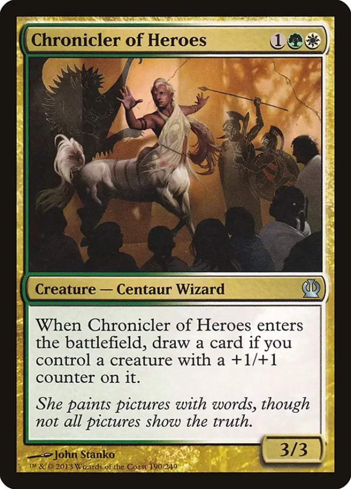 Chronicler of Heroes [Theros] - MTG Single