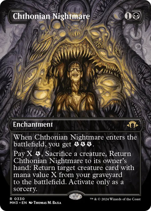 Chthonian Nightmare (Borderless) [Modern Horizons 3] - MTG Single