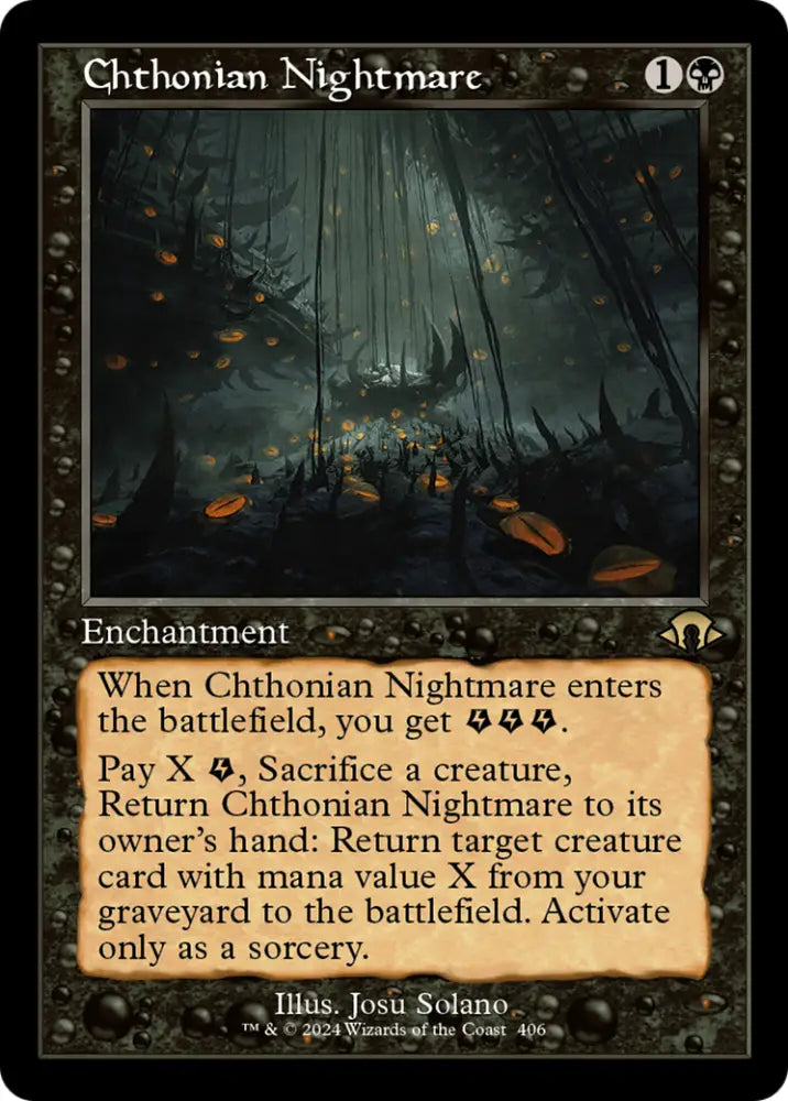 Chthonian Nightmare (Retro) [Modern Horizons 3] - MTG Single