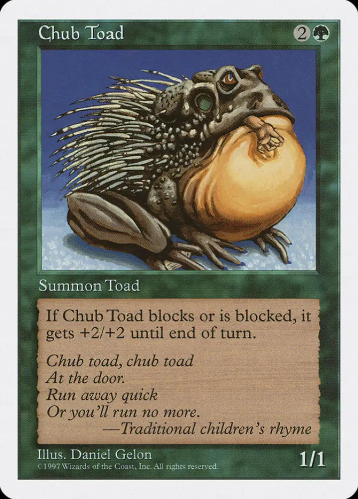 Chub Toad [Fifth Edition] - MTG Single