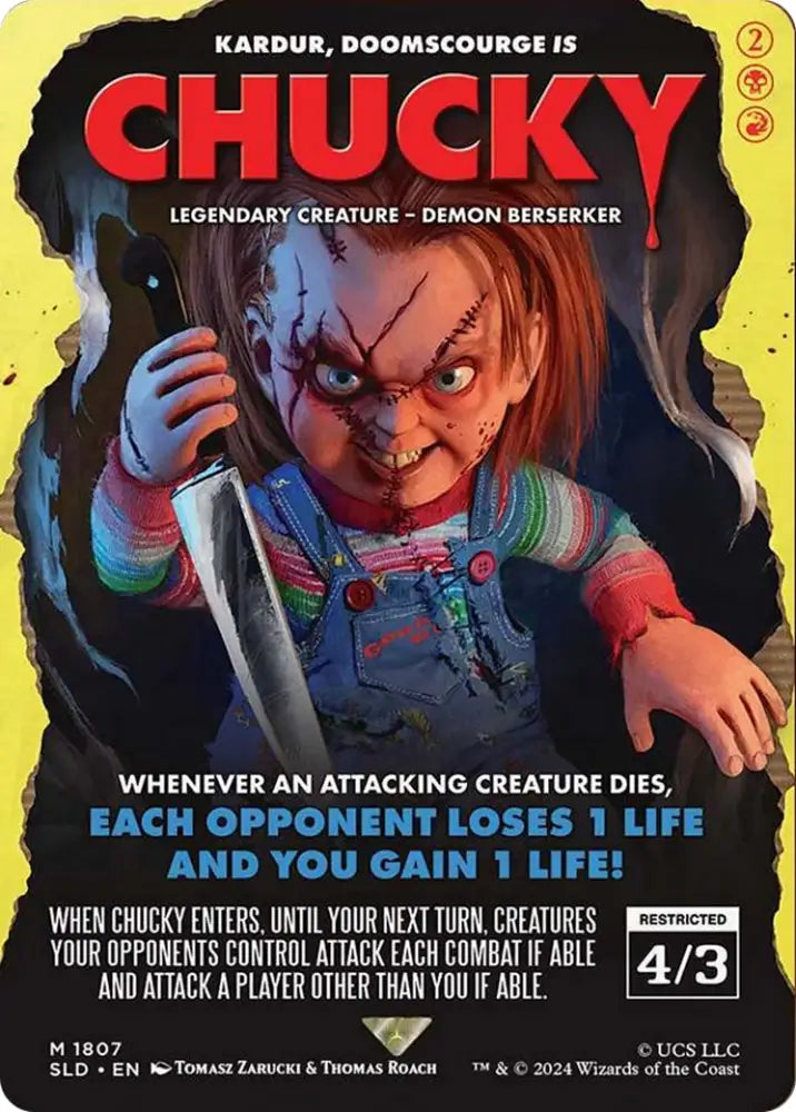 Chucky - Kardur Doomscourge [Secret Lair Drop Series] - MTG Single