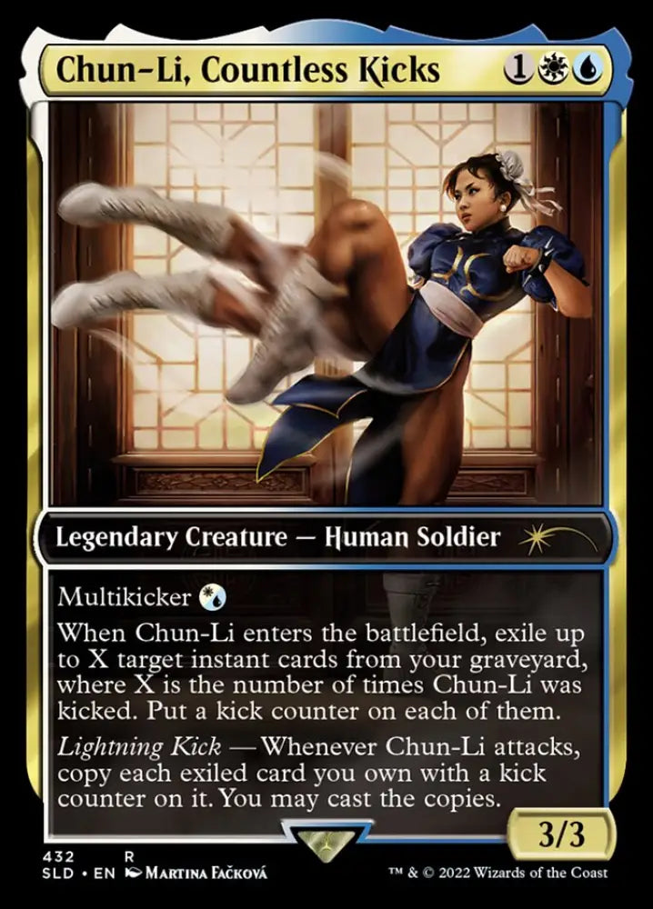 Chun-Li Countless Kicks [Secret Lair Drop Series] - MTG Single