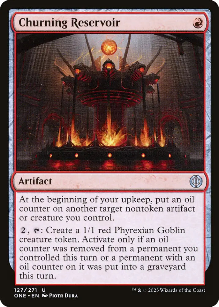 Churning Reservoir [Phyrexia: All Will Be One] - MTG Single