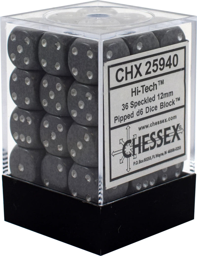 Chessex: Speckled 36D6 Hi-Tech 12mm