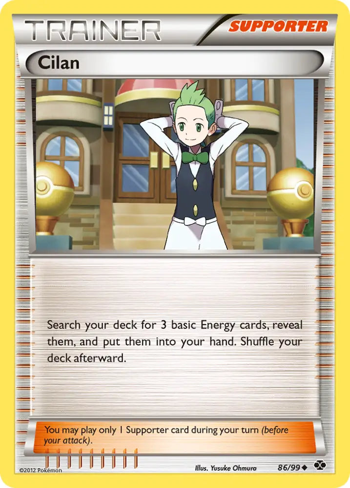 Cilan (86/99) [Black & White: Next Destinies] - Pokemon Single