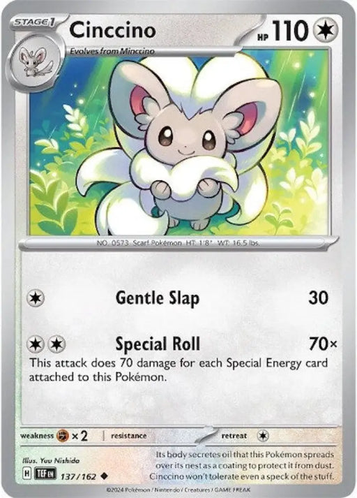 Cinccino (137/162) [Scarlet & Violet: Temporal Forces] - Pokemon Single