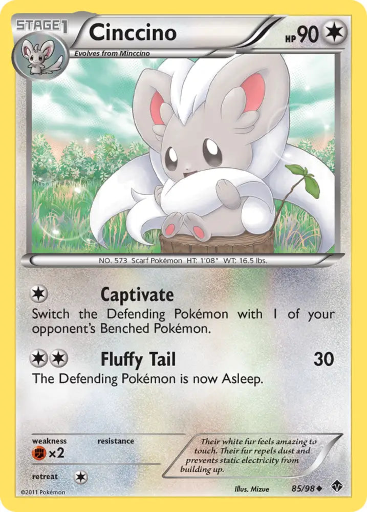 Cinccino (85/98) [Black & White: Emerging Powers] - Pokemon Single