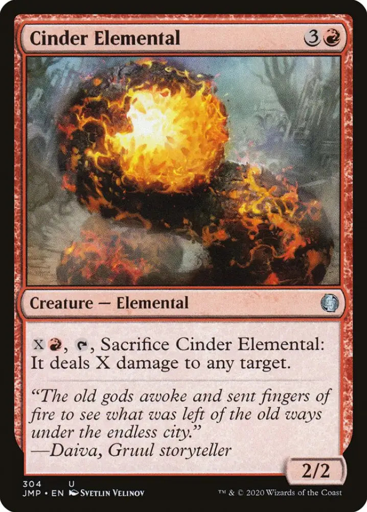 Cinder Elemental [Jumpstart] - MTG Single