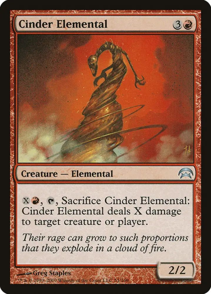 Cinder Elemental [Planechase] - MTG Single
