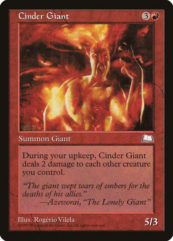 Cinder Giant [Weatherlight] - MTG Single