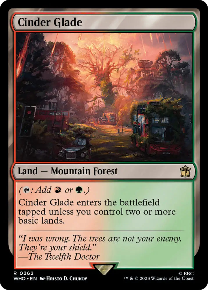 Cinder Glade [Doctor Who] - MTG Single