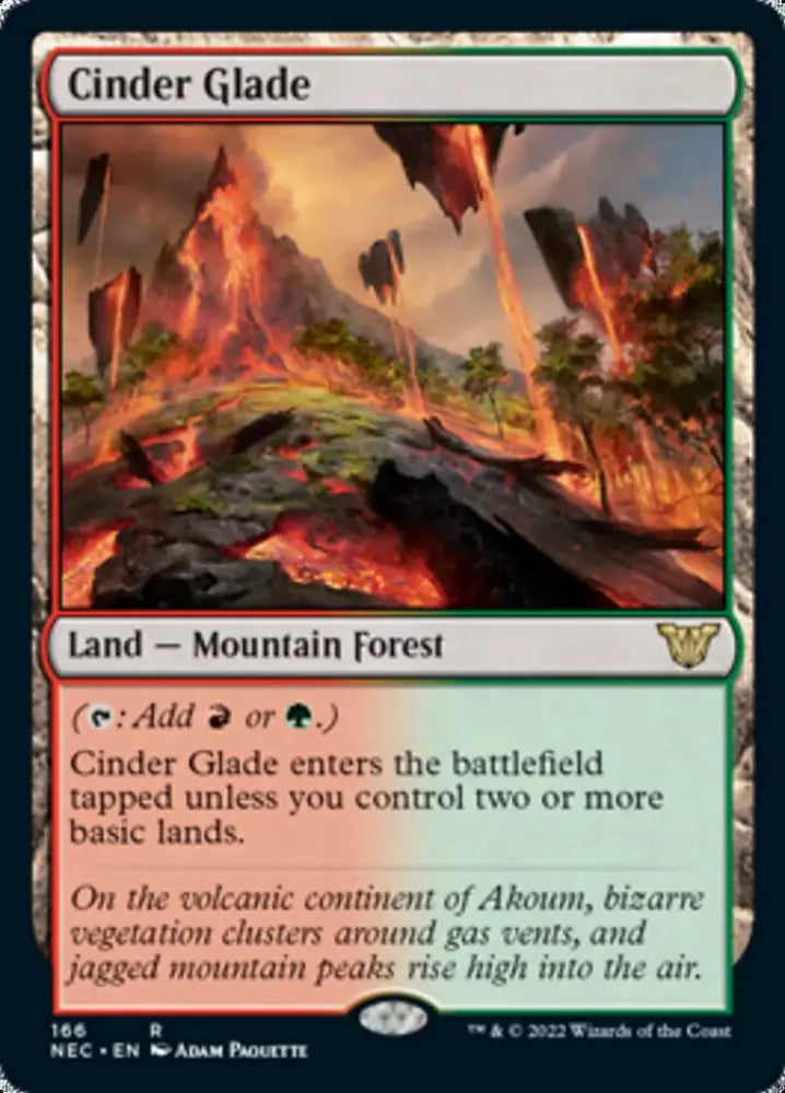 Cinder Glade [Kamigawa: Neon Dynasty Commander] - MTG Single