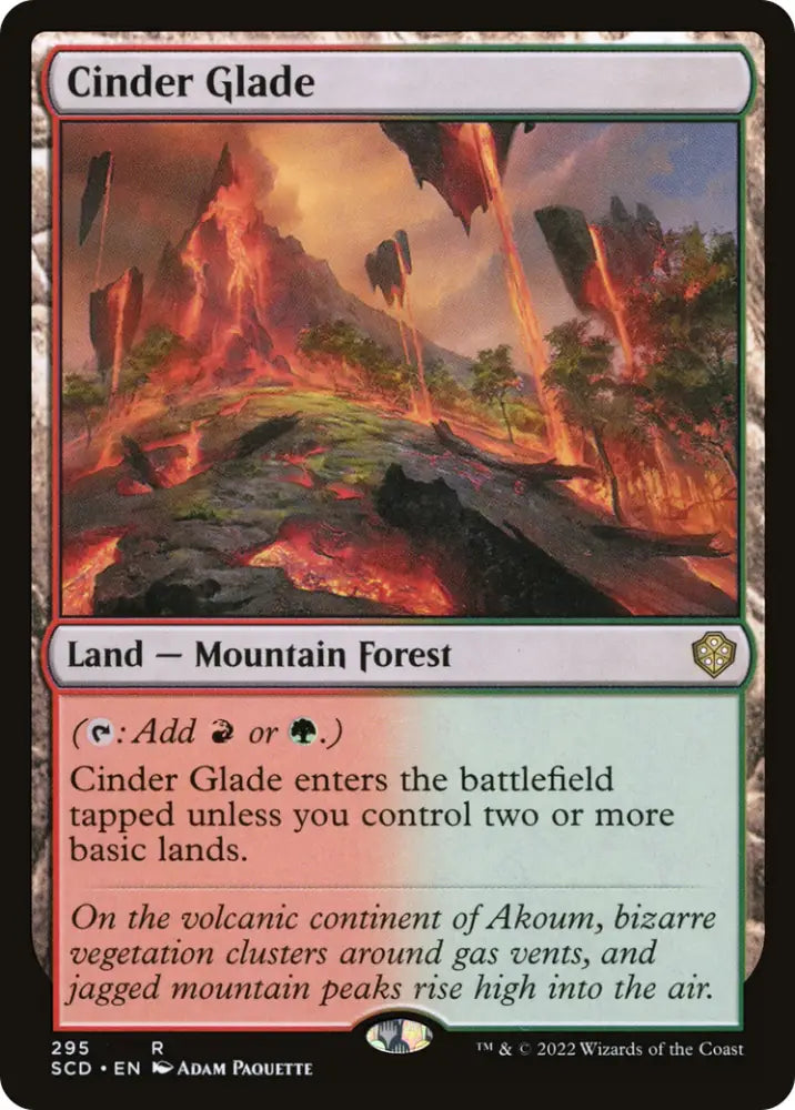 Cinder Glade [Starter Commander Decks] - MTG Single
