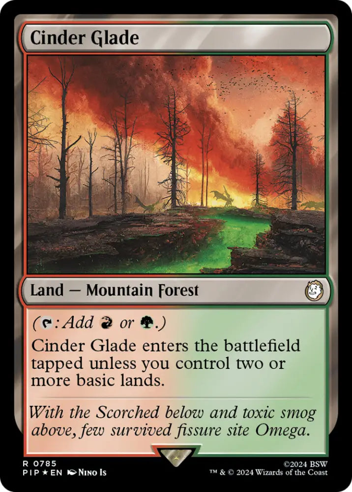 Cinder Glade (Surge Foil) [Fallout] - MTG Single