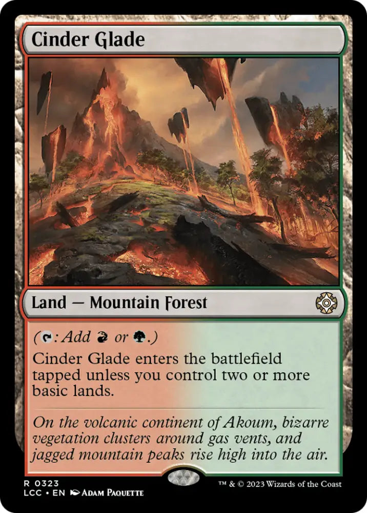 Cinder Glade [The Lost Caverns of Ixalan Commander] - MTG Single