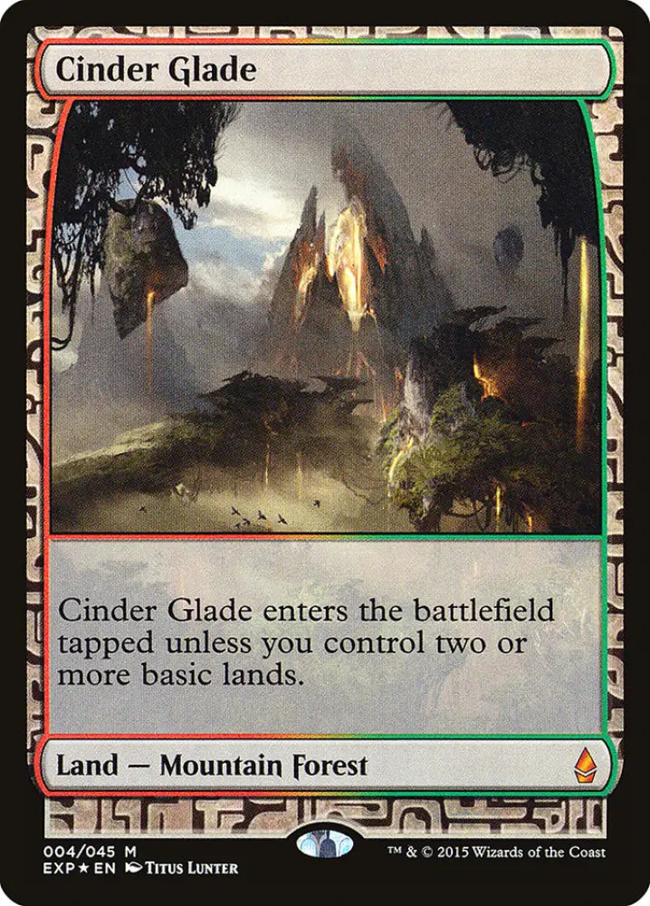 Cinder Glade [Zendikar Expeditions] - MTG Single