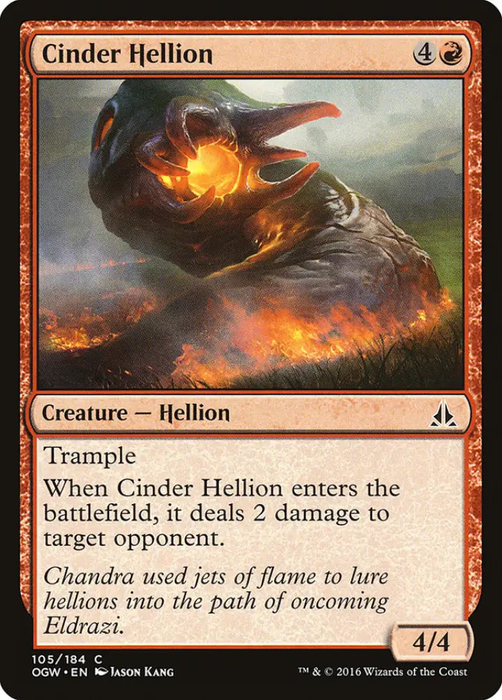 Cinder Hellion [Oath of the Gatewatch] - MTG Single
