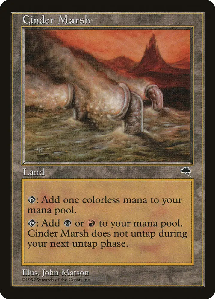Cinder Marsh [Tempest] - MTG Single