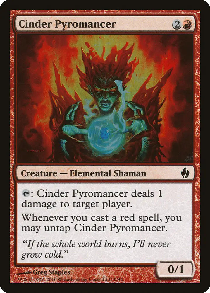 Cinder Pyromancer [Premium Deck Series: Fire and Lightning] - MTG Single
