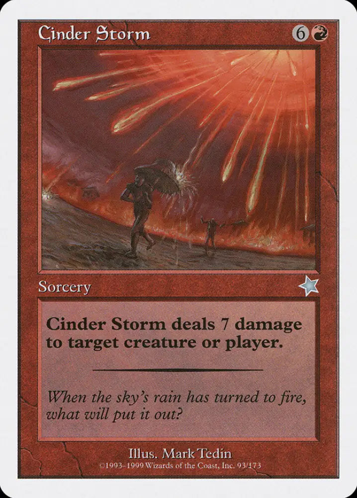 Cinder Storm [Starter 1999] - MTG Single