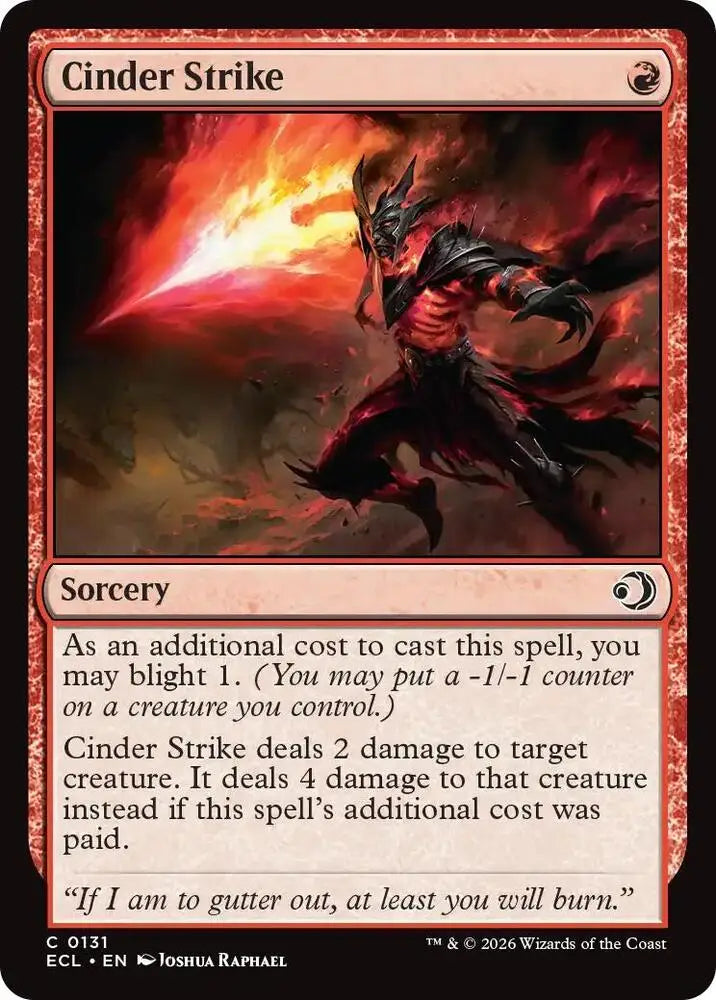 Cinder Strike (131) [Lorwyn Eclipsed]