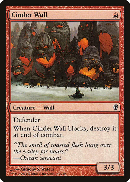Cinder Wall [Conspiracy] - MTG Single