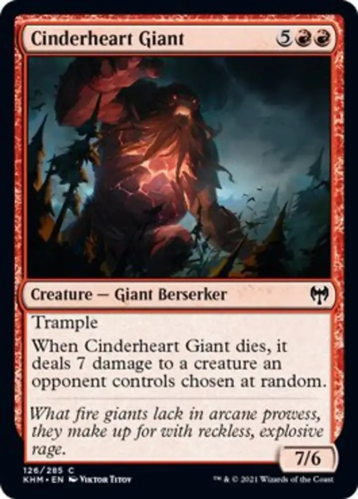 Cinderheart Giant [Kaldheim] - MTG Single