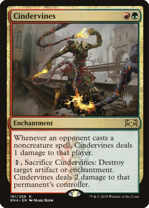 Cindervines (Promo Pack) [Ravnica Allegiance Promos] - MTG Single