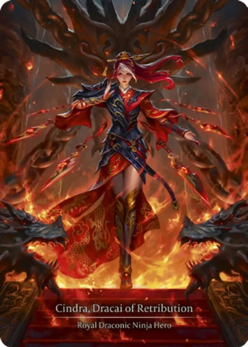 Cindra Dracai of Retribution [The Hunted] Cold Foil - Flesh And Blood Single