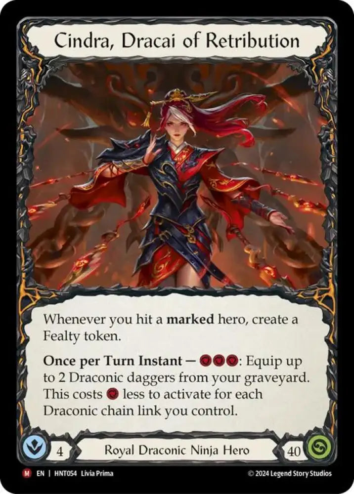 Cindra Dracai of Retribution [The Hunted] - Flesh And Blood Single