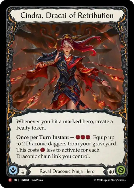 Cindra Dracai of Retribution [The Hunted] - Flesh And Blood Single