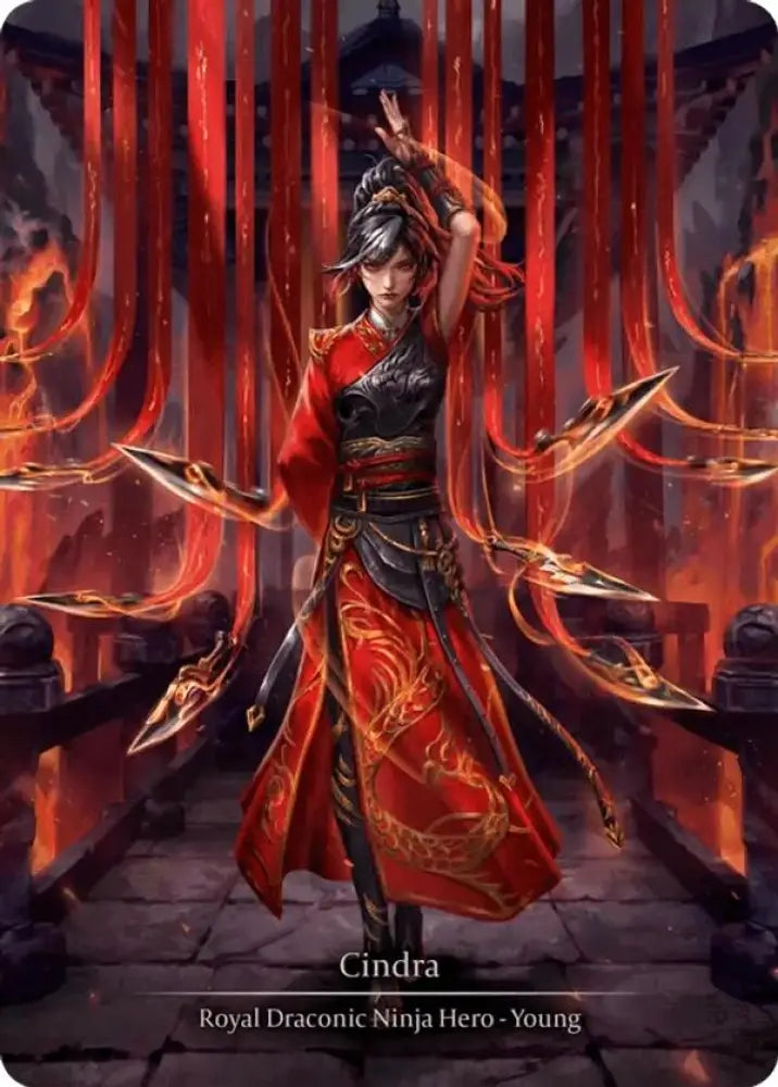 Cindra [The Hunted] Cold Foil - Flesh And Blood Single