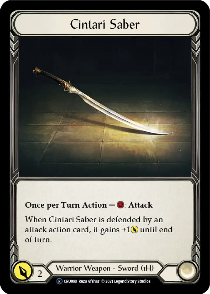 Cintari Saber [Crucible of War Unlimited] Unlimited Normal - Flesh And Blood Single
