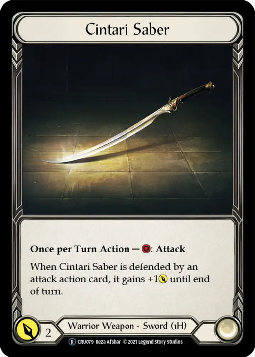 Cintari Saber [Crucible of War Unlimited] Unlimited Normal - Flesh And Blood Single