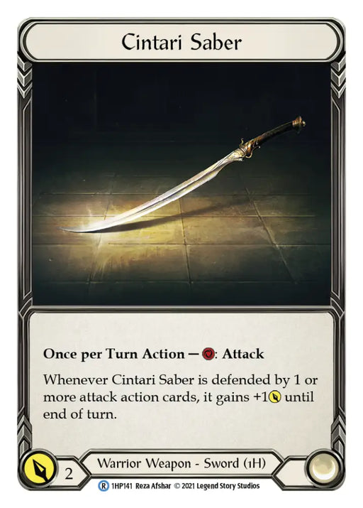 Cintari Saber (Left) [1HP141] (History Pack 1) - Flesh And Blood Single