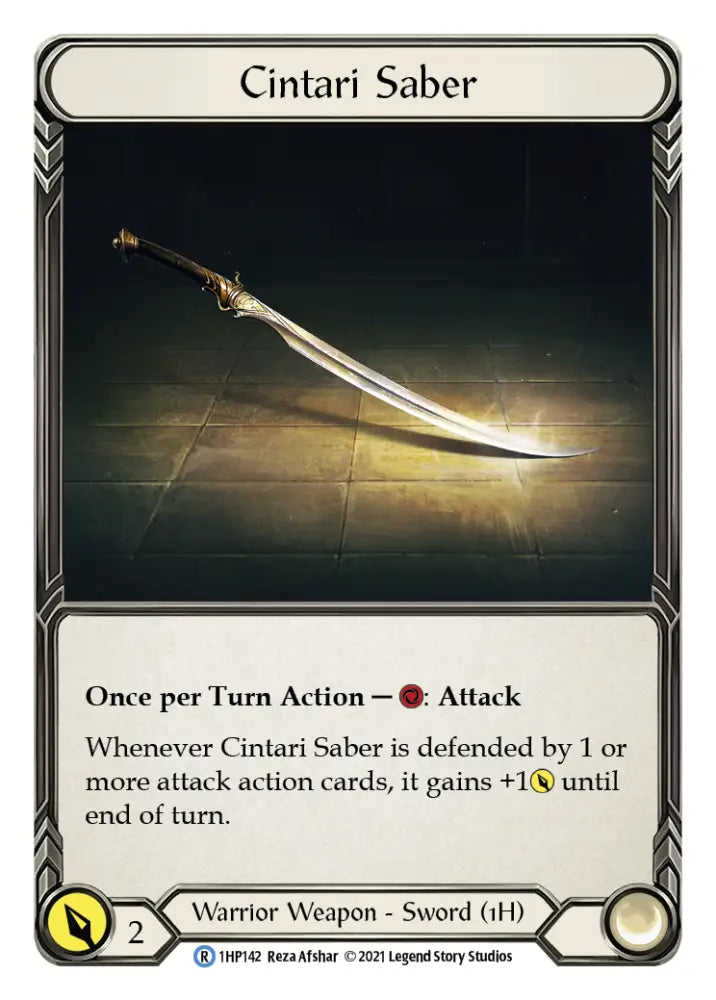 Cintari Saber (Right) [1HP142] (History Pack 1) - Flesh And Blood Single