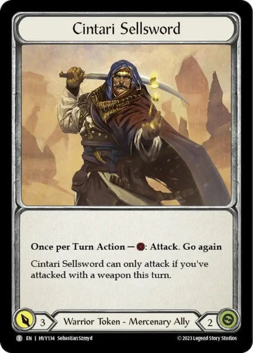 Cintari Sellsword (Regular) [Heavy Hitters] - Flesh And Blood Single
