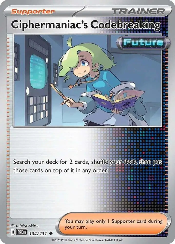 Ciphermaniac’s Codebreaking (104/131) [Scarlet & Violet: Prismatic Evolutions] - Pokemon Single