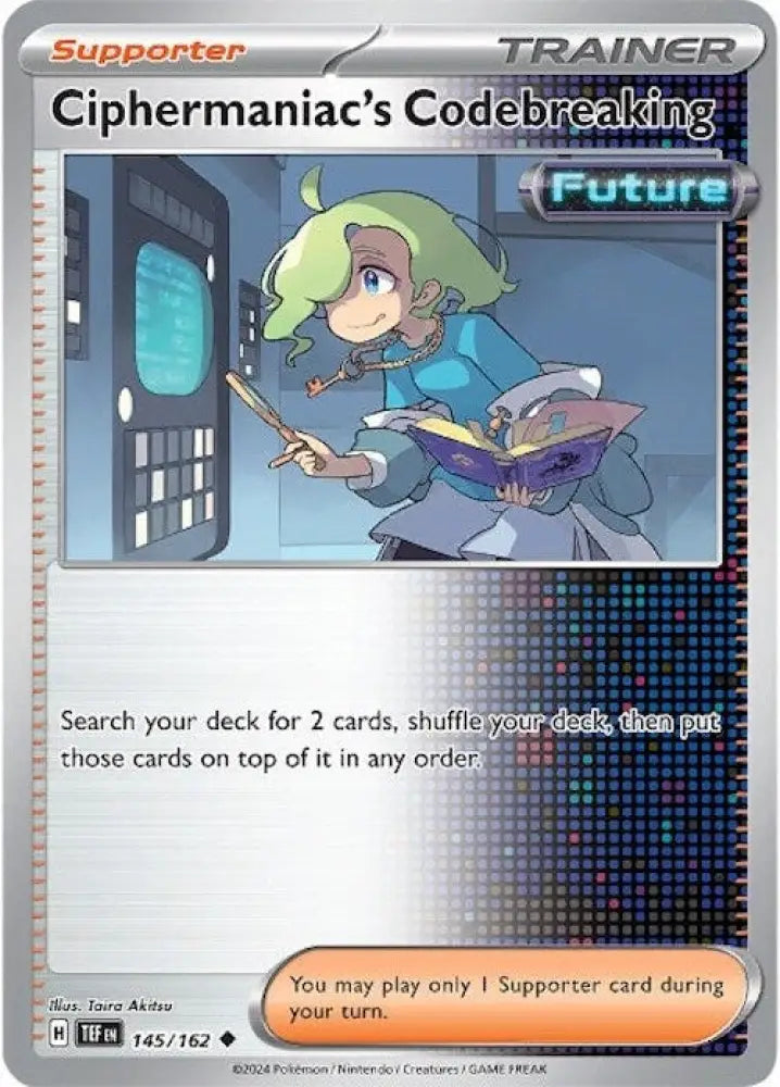 Ciphermaniac’s Codebreaking (145/162) [Scarlet & Violet: Temporal Forces] - Pokemon Single