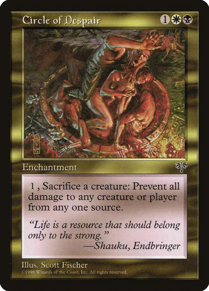 Circle of Despair [Mirage] - MTG Single