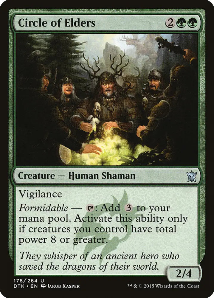 Circle of Elders [Dragons of Tarkir] - MTG Single
